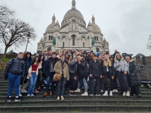 Group outside SacreCoeur Feb half term 2024