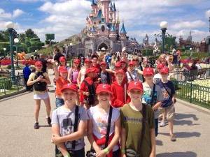 Students at Disneyland Paris